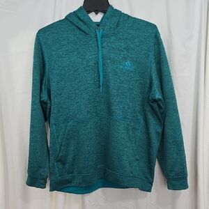 Adidas ClimaWarm Men's Turquoise Pullover Hoodie w/ Kangaroo Pocket XL
